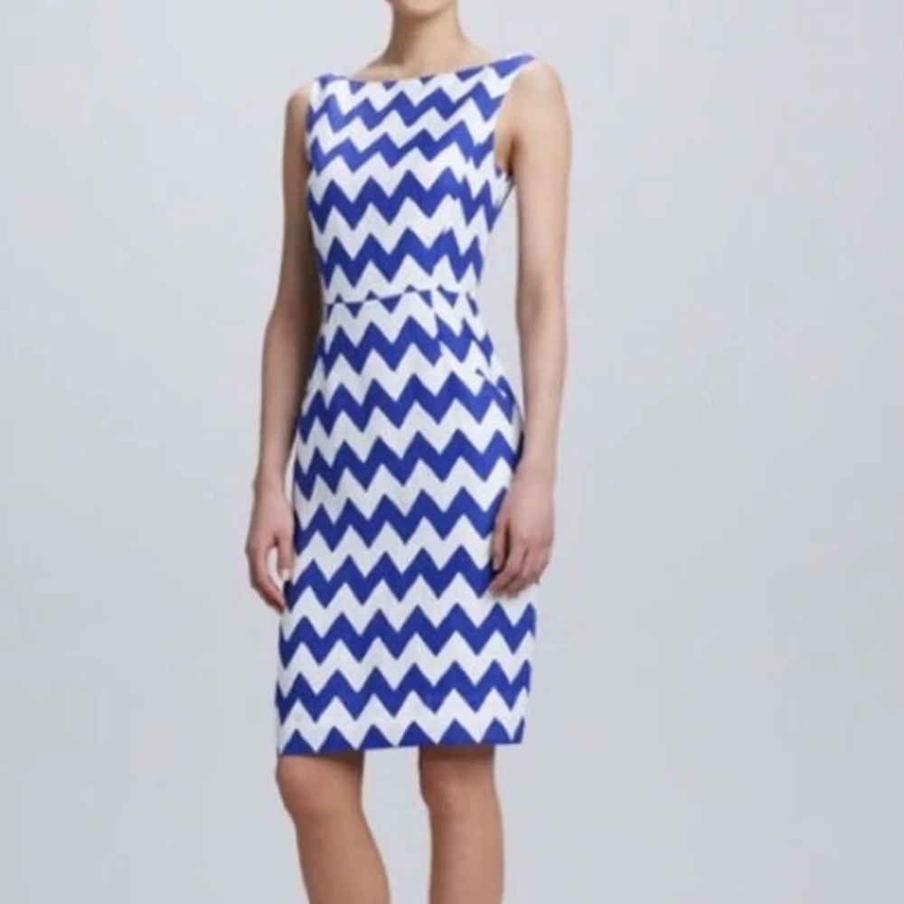 Kate spade Women’s Brent chevron dress - like new